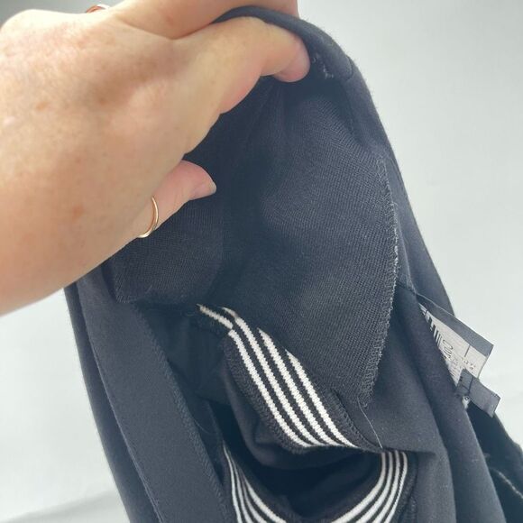 PG Collections by Ginger Bort vintage Cardigan Sweater Stretch Button Up Black 1 - Picture 6 of 12